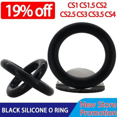 Cincin O silikon hitam Gasket VMQ cincin penyegel kualitas makanan cincin O silikon terisolasi tahan air CS1 CS1.5 CS2 CS3 CS4