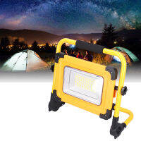 Portable Work Lamp 8000LM 120LED Solar Powered Flood Light Waterproof for Outdoor Car Repairing