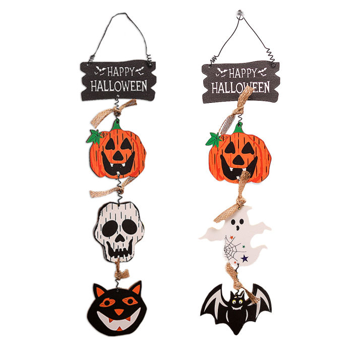 wooden-halloween-decorations-skull-themed-party-supplies-festive-halloween-supplies-halloween-party-decorations-creative-halloween-pendants