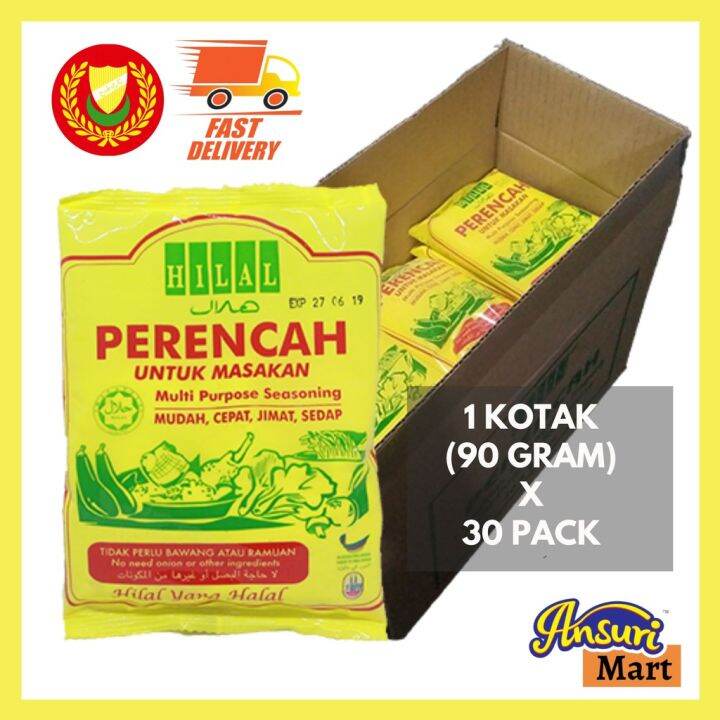 PERENCAH MASAKAN HILAL BORONG DIRECT KILANG - 90G X 30 PACK/ CARTON ...