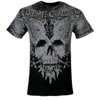 Xtreme Couture Affliction Mens T-Shirt APRENTICE Black Tattoo Biker S-5XL