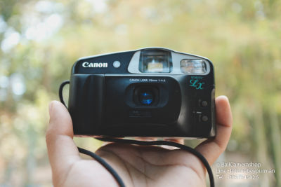 ขายกล้องฟิล์ม Compact Canon Snappy LX มาพร้อมเลนส์ FIX 35mm F4.5 Serial 9696148