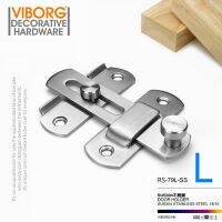 【LZ】☾❈▽  VIBORG Deluxe Solid SUS304 Stainless Steel Surface Door Bolt Lock Door Latch Locks Door Safety Guard Latch