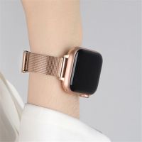 peroyeh Strap for Apple Watch 7 41mm 45mm Band Series 6 SE 5 4 40mm 44mm Slim Metal Bracelet for iWatch 3 38mm 42mm Women Bands Correa