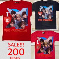 2023 NewSale One Direction T Cotton Roundneck เสื้อสำหรับผู้ชาย Tops