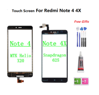 หน้าจอสัมผัสสำหรับ Xiaomi Redmi Note 4X Note 4 5.5นิ้ว,หน้าจอสัมผัสแผงกระจกด้านหน้าเลนส์หน้าจอ LCD พร้อมเครื่องมือ B7000 3Ml อะไหล่สำรองสำหรับซ่อม