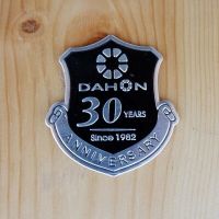 สติกเกอร์จักรยานต้นฉบับ Dahon-30ปีรุ่นที่ระลึกโลโก้ Daho-สติกเกอร์อะลูมินัมอัลลอยชิ้นส่วนจักรยานปั่นจักรยาน