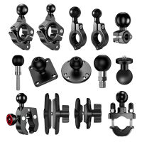 1 นิ้ว Ball Head Adapter Mount Base รถจักรยานยนต์ Handlebar กระจกมองหลังสำหรับ DJI GoPro Insta360 Action Camera อุปกรณ์เสริม-Junpa