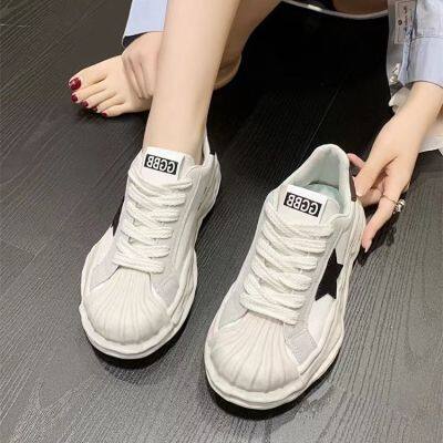 *รองเท้าผ้าใบสำหรับผู้หญิง Chaussure Femme รองเท้าผ้าใบแฟชั่นคลาสสิกใหม่