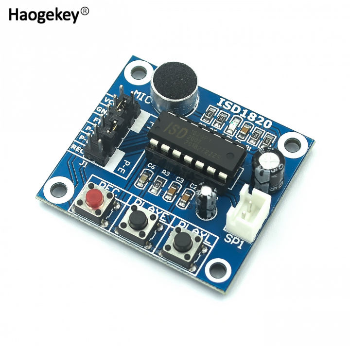 โมดูลอัดเสียง-isd1820-บอร์ดโมดูลโทรศัพท์พร้อมไมโครโฟน-ลำโพงสำหรับ