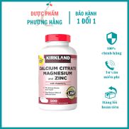 DATE MỚI NHẤT Viên Uống Kirkland Calcium Citrate Magnesium And Zinc 500