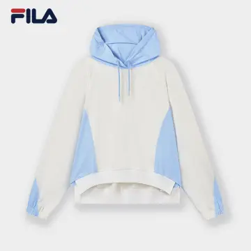 Fila white outlet line hoodie