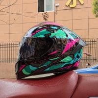 Safety motorcycle helmet racing full helmet motorcycle classic collar helmet headgear Casque Casco Capacete