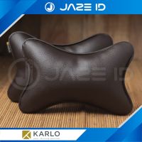 Karlo Pillow Premium Neck Head Car Basic สีน้ำตาลเข้มสีน้ำตาลเข้ม