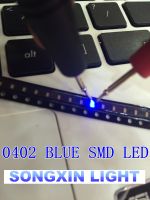 【✱2023 HOT✱】 QFERF SHOP 50ชิ้น Smd/Smt 3V ไฟแอลอีดีสว่างจ้าพื้นผิวชิปไดโอด0402 1005ไดโอด Led สีฟ้า Smd 0402คุณภาพสูง