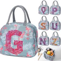 ✢❏♧ Thermal Lunch Dinner Bags Canvas Engrave Handbag Picnic Travel Breakfast Box School Child Convenient Lunch Bag Tote Food Bag