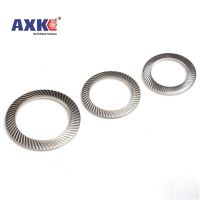 M2.5 M3 M4 M5 M6 M8 M10 M12 M14 M16 DIN9250 A2-70 304 Stainless Steel Disc Spring Bergerigi Mesin Cuci knurled Elastis Gasket