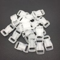 10pcs/lot 3/8 quot; 10mm Wide Transparent Contoured Side Release For Paracord Bracelet Plastic Buckle