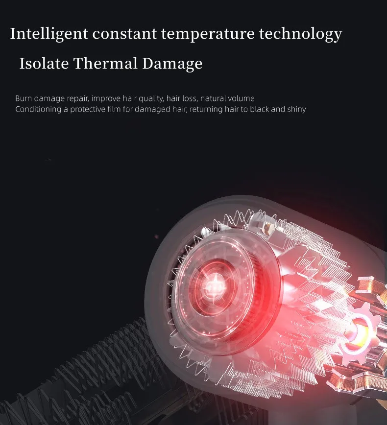 Daesol Professional Salon Hair Dryer Strong Powerful Hot Cold Wind Negative Ionic Blower Diffuser Electric Home Travel Blow Dryer