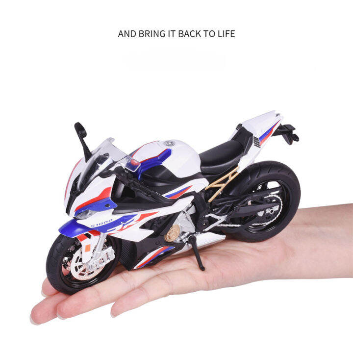 1-12-d-iecast-รถจักรยานยนต์รุ่นของเล่น-s1000rr-จำลองด้วยเสียงและแสงเด็กของขวัญของขวัญวันเกิดของขวัญคริสต์มาสคอลเลกชันจักรยาน