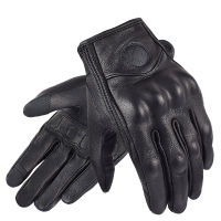 SUOMY Goat Leather Motorcycle Gloves Men Women Motocross Gloves Vintage Bicycle Cycling Mtb Glove Motorcyclist Guantes Moto