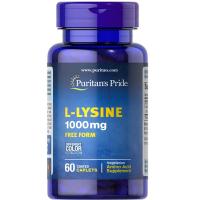 U.S. Imported Lysine 1000mgx60 Capsules Balanced Nutrition PuritansPride 6011