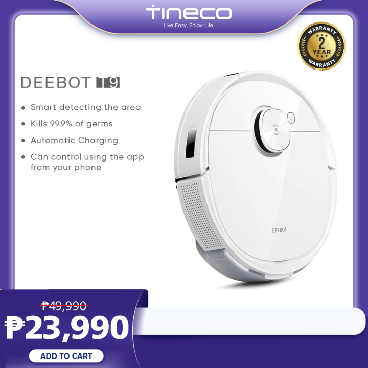 ECOVACS Robot Vacuum Cleaner for Home [Deebot T9] With Ultimate 9in1