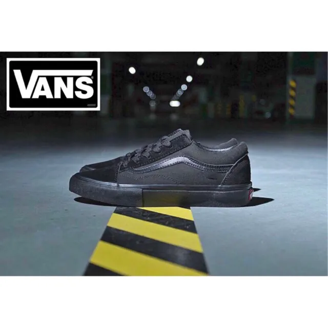 Vans Old Skool Classic Sneakers/ Vans All Black / Vans Shoe All Black ...