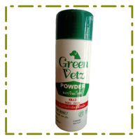 Green Vetz ผงโรยตัวสุนัข สำหรับ กำจัดเห็บ หมัด 150 กรัม