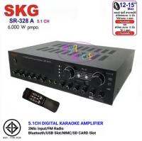 เครื่องแอมป์ขยาย 5.1Ch 6000W รุ่น SR-328A BT (สีดำ)