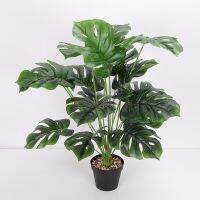 【YF】▽♣✠  Artificial Leaves Monstera Garden Room Bedroom Balcony Decoration Plastic Fake