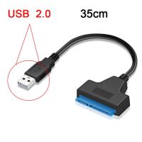 Usb Sata 3สาย Sata เป็น Usb อะแดปเตอร์3.0สูงสุด6 Gbps รองรับหน่วยความจำภายนอก Ssd 2.5นิ้วฮาร์ดไดรฟ์ Hdd 22 Pin Sata Iii A25