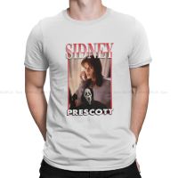 Scream Gale Weathers Film Newest Tshirt For Men Sidney Tribute Essential Round Collar T Shirt Birthday Gifts Tops