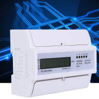 230/400V 5-100A การใช้พลังงานดิจิตอลมิเตอร์ไฟฟ้า 3 เฟส KWh เมตรพร้อม LCD