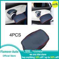 Flameer 4ชิ้นฝาครอบป้องกันที่จับประตูอัตโนมัติสำหรับ Byd Atto 4สีน้ำเงิน