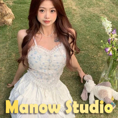 บราลูกไม้ บราสายเดี่ยวลูกไม้ เสื้อกล้าม สายเดี่ยว บราสายเดี่ยวแบบสวม 9036# Manow.studio