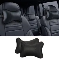 2Pcs Car Neck Pillow Breathable Head Rest Cushion Relax Neck Support Headrest Comfortable Soft Pillows for Travel Seat