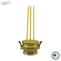 กระถางธูป 3 ดอก LED Pray KASSA HOME รุ่น TD7120212-2YL สีทอง - เหลือง ( ( รับประกันคุณภาพ ) )