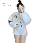 Áo khoác dù BOMBER Nữ Unisex In Chữ Nỗi 1998 CAO CẤP - CLITUS FASHION