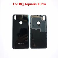 สีดำสำหรับ BQ Aquaris X Pro เปลือกแข็งแบตเตอรี่ป้องกันด้านหลังเคสสำหรับ BQ Aquaris X Pro โทรศัพท์มือถือ