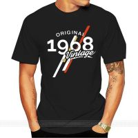 เสื้อยืดโอเวอร์ไซส์Lyzh เสื้อยืดลําลอง แขนสั้น คอกลม พิมพ์ลาย 1968 Clic 50 ปี 50 ปี ใส่สบาย สไตล์วินเทจ ของขวัญวันเกิด ส  6DX5