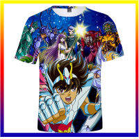 Anime T-shirt Anime Saint - Seiya 3D Printing Men - Women s Fashion T-shirt - เสื้อยืดแฟชั่นเด็กแขนสั้นฮาราจูกุเสื้อยืดสตรีทแวร์เสื้อยืด XS-5XL