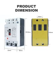 3P DC 750V Moulded โซล่าเซลล์ PV DC MCCB สวิตช์ป้องกันโอเวอร์โหลดพลังงานสูงตัวเรือนเครื่องตัดวงจร Vaneaims