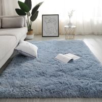 Nordic fluffy carpet rugs for bedroomliving room rectangle Large size plush anti-slip soft Floor Mat