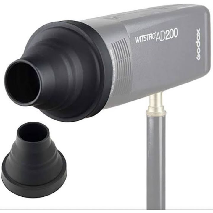 สินค้าขายดี-พร้อมส่ง-godox-ak-r17-snoot-use-godox-h200r-round-flash-head-compatible-for-ad200-pro-ad200-v1-flash-series