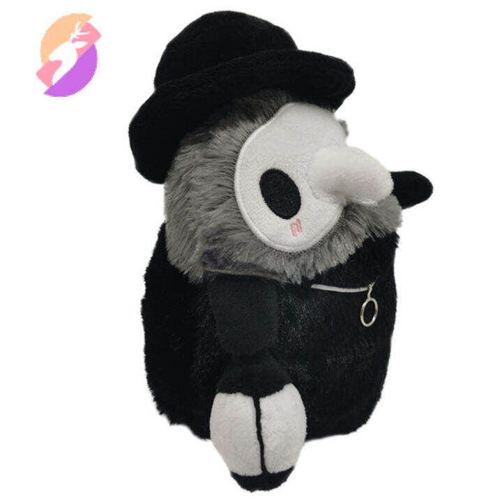 HONE Fluffy Plague Doctor With Glow In Dark Lantern Plush Toy Gift For ...