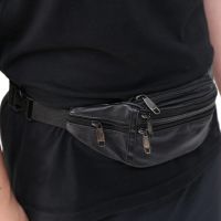 2X New Men Multifunction Men Waist Pack Fashion Leather Phone Bags Small Cool Fanny Packs