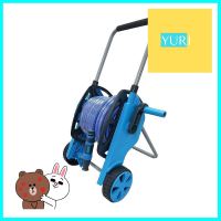 สายยางโรล TAKARA PLUS 1/2 นิ้วX30 ม. สีฟ้า-ดำGARDEN HOSE REEL WITH WHEELS TAKARA PLUS 1/2INX30M BLUE-BLACK **ทักแชทได้ค่ะ ยินดีบริการ**