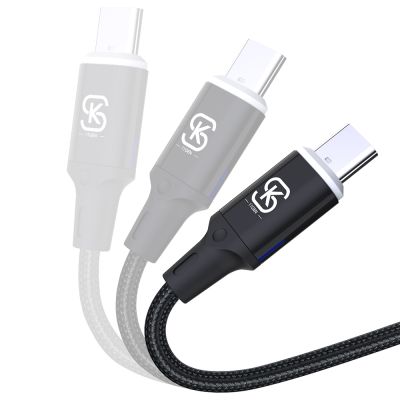 Chaunceybi 5A Magnetic USB Cable iPhone 12 Type C Fast Charging Data Cord Wire