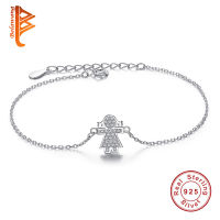 BELAWANG New Mom Daughter celet 925 Sterling Silver Link Chain celets For Women Children Boy Girl Charm Bangles&amp;Bangles